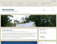 Tablet Screenshot of churchhelps.org